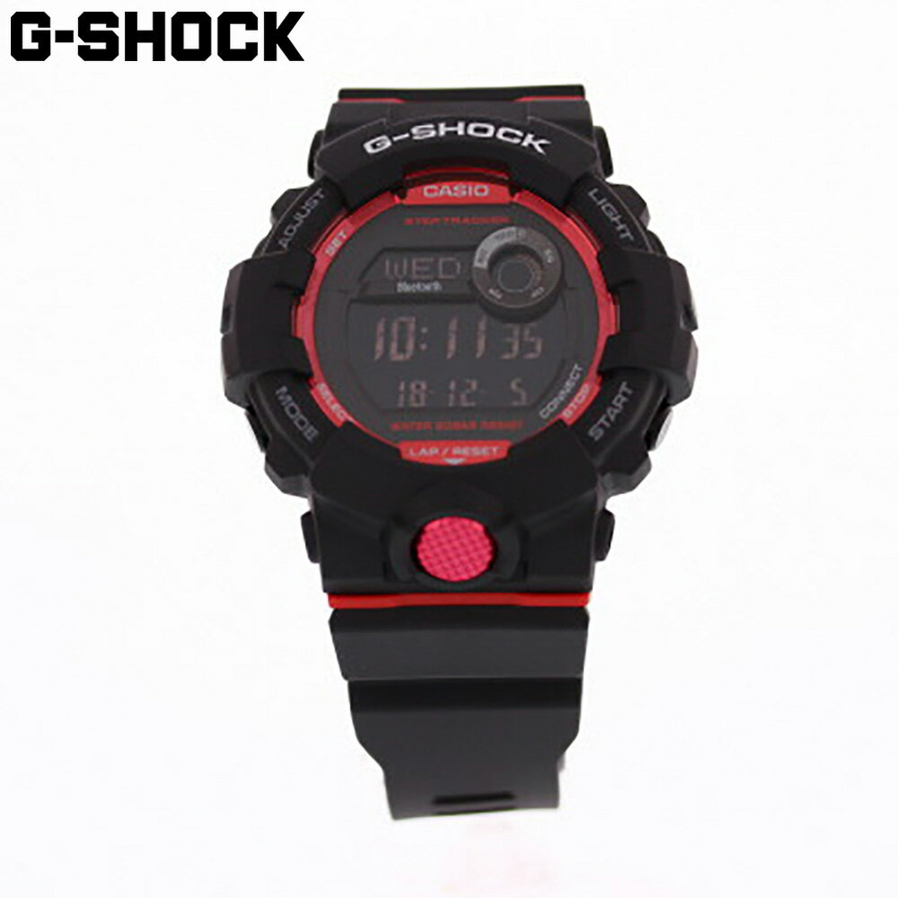 CASIO カシオ G-SHOCK ジーショック GBD-800-1腕時計 時計 メンズ デジタル 樹脂 ブラック レッドプレゼント ギフト 1年保証 送料無料 父の日