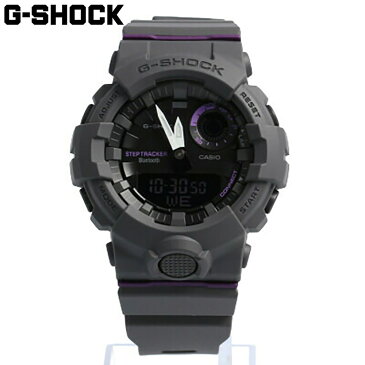 【全商品ポイント10倍！お買い物マラソン開催！】CASIO カシオ / G-SHOCK ジーショック GMA-B800-8A アナデジ 腕時計 メンズ ダークグレー×パープル Bluetooth 歩数計測機能 【あす楽対応_東海】