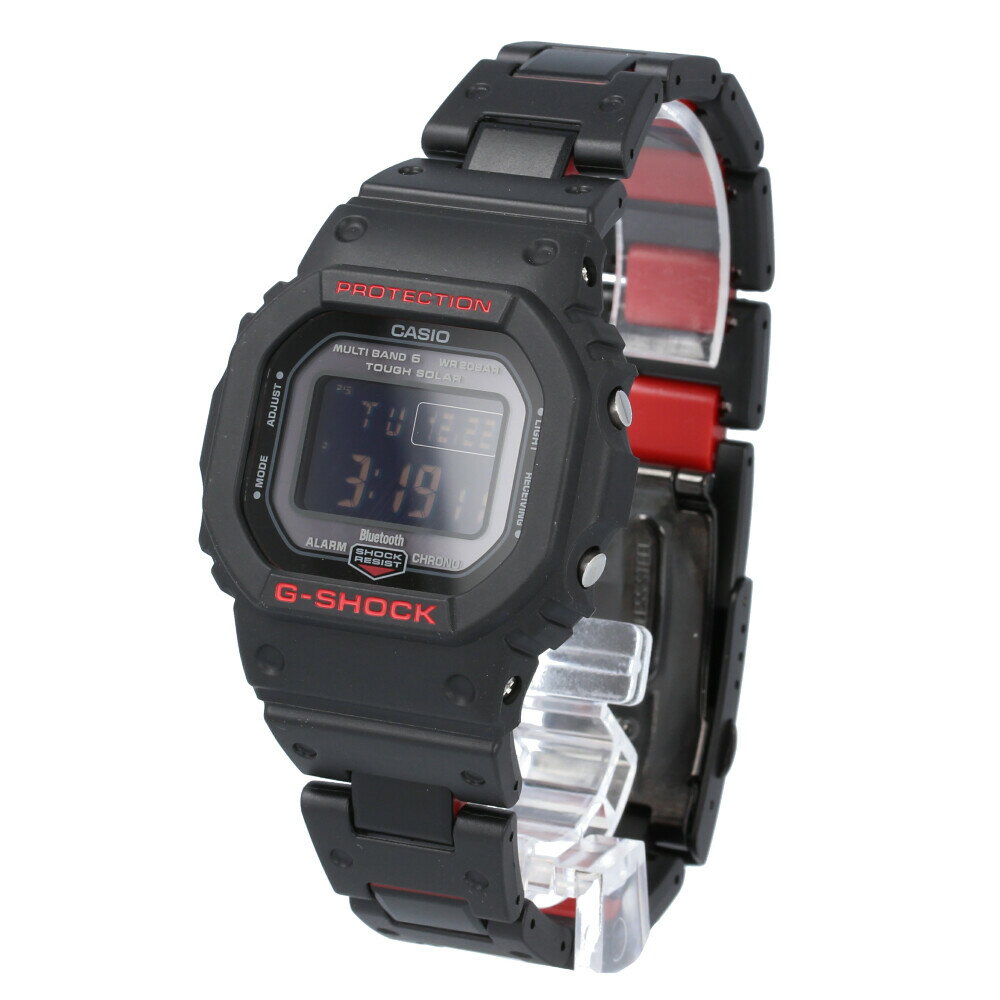 CASIO カシオ G-SHOCK ジーショック GW-B5600HR-1腕時計 メンズ デジタル タフソーラー 電波ソーラー スマートフォンリンク Bluetooth マルチバンド6 ブラック 防水 コンポジットバンド ワールドタイムプレゼント ギフト 1年保証 送料無料