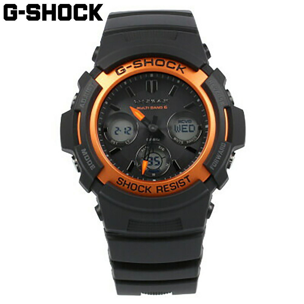 CASIO カシオ / G-SHOCK ジーショック AWG-M100SF-1H4 FIRE PACKAGE ファイアー・パッケージ タフソーラー 電波ソーラー マルチバンド6 腕時計 メンズ ブラック オレンジ【あす楽対応_東海】