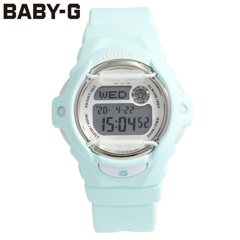 大決算セール開催中！9/11 1:59まで CASIO カシオ Baby-G ベビージー BG-169R-3腕時計 時計 レディース Blooming Pastel Colors デジタル 防水 クオーツ パステルカラー グリーンプレゼント ギフト 1年保証 送料無料