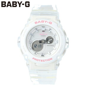 CASIO カシオ Baby-G ベビージー ベビーG 腕時計 時計 レディース アナログ デジタル アナデジ ベーシックモデル 防水 カジュアル アウトドア スポーツ ホワイト 白 スケルトン 透明 BGA-270S-7A プレゼント ギフト 1年保証 送料無料