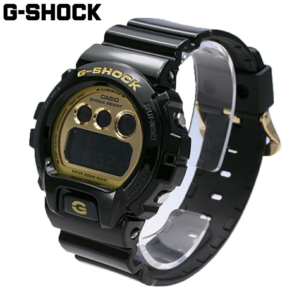 カシオ G-SHOCK 腕時計（メンズ） CASIO カシオ G-SHOCK ジーショック Gショック 腕時計 時計 メンズ デジタル 三つ目 定番 ベーシックモデル 防水 カジュアル アウトドア スポーツ ブラック 黒 ゴールド 金 DW-6900CB-1プレゼント ギフト 1年保証 送料無料 父の日