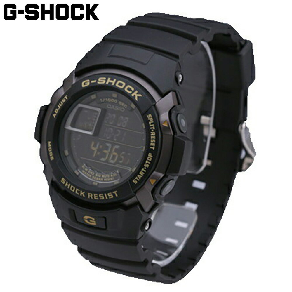 CASIO カシオ G-SHOCK ジーショック Gショック 腕時計 時計 メンズ デジタル レース ラウンド ベーシックモデル 防水 カジュアル アウトドア スポーツ ブラック 黒 樹脂ベルト G-7710-1 プレゼント ギフト 1年保証 送料無料