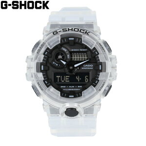 CASIO カシオ G-SHOCK ジーショック Gショック腕時計 時計 メンズ 防水 クオーツ アナデジ クリア スケルトン GA-700SKE-7Aプレゼント ギフト 1年保証 送料無料