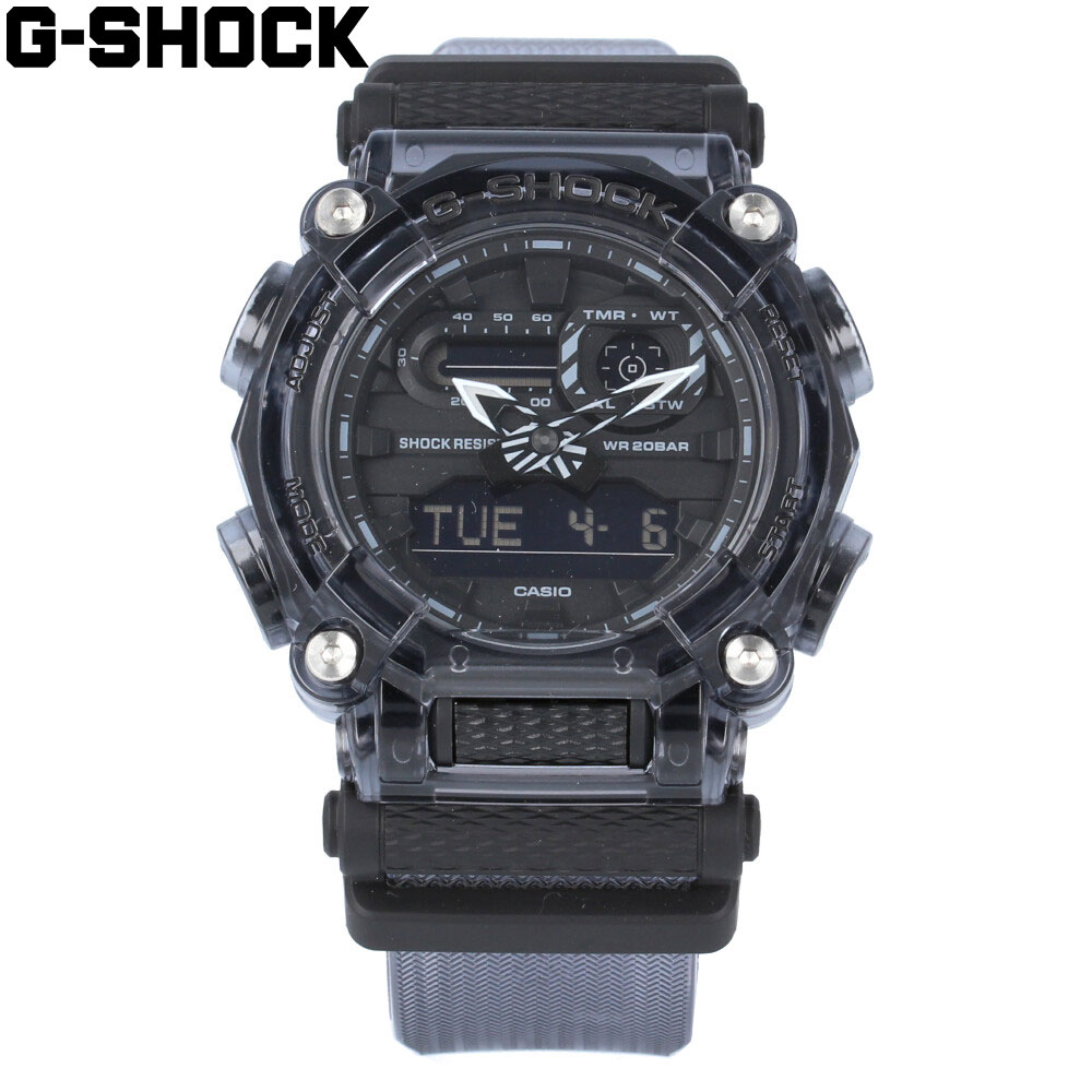 大決算セール開催中！9/11 1:59まで CASIO カシオ G-SHOCK ジーショック Gショック腕時計 時計 メンズ 防水 クオーツ　アナデジ クリア スケルトン ブラック GA-900SKE-8Aプレゼント ギフト 1年保証 送料無料