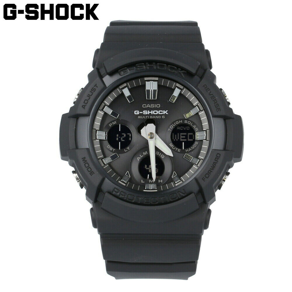 CASIO カシオ G-SHOCK ジーショック GAW-100B-1A電波ソーラー タフソーラー 腕時計 時計 メンズ 防水 マルチバンド6 ワールドタイム ブラック アナデジプレゼント ギフト 1年保証 送料無料