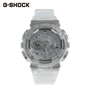 CASIO カシオ G-SHOCK ジーショック Gショック 腕時計 時計 メンズ アナログ デジタル デジアナ ビッグフェイス メタル ベーシック 防水 カジュアル アウトドア スポーツ カモフラ 迷彩 スケルトン 透明 GM-110SCM-1A プレゼント ギフト 1年保証 送料無料