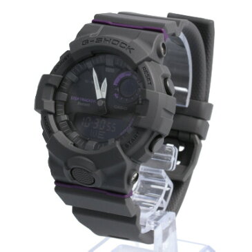 【全商品ポイント10倍!お買い物マラソン開催!】CASIO カシオ / G-SHOCK ジーショック GMA-B800-8A アナデジ 腕時計 メンズ ダークグレー×パープル Bluetooth 歩数計測機能 【あす楽対応_東海】