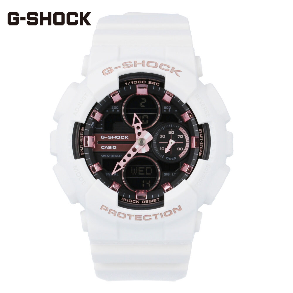 CASIO カシオ G-SHOCK ジーショック Gショック腕時計 時計 ユニセックス 防水 クオーツ アナデジ ピンク ブラック ホワイト GMA-S140M-7Aプレゼント ギフト 1年保証 送料無料 父の日