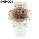 CASIO カシオ G-SHOCK ジーショック Gショック 腕時計 時計 メンズ デジタル G-SQUAD　Gスクワッド ジースクワッド Bluetooth 防水 カジュアル アウトドア スポーツ スケルトン 透明 ローズゴールド 金 GMD-S6900SR-7プレゼント ギフト 1年保証 送料無料 その1