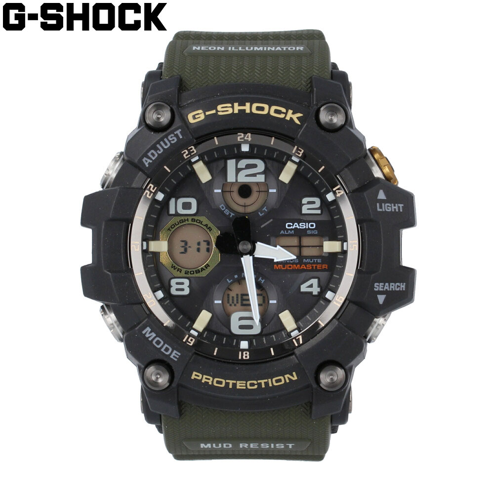 CASIO カシオ G-SHOCK ジーショック Gショック MUDMASTER マッドマスター腕時計 時計 メンズ 防水 ソーラー GSG-100-1A3プレゼント ギフト 1年保証 送料無料