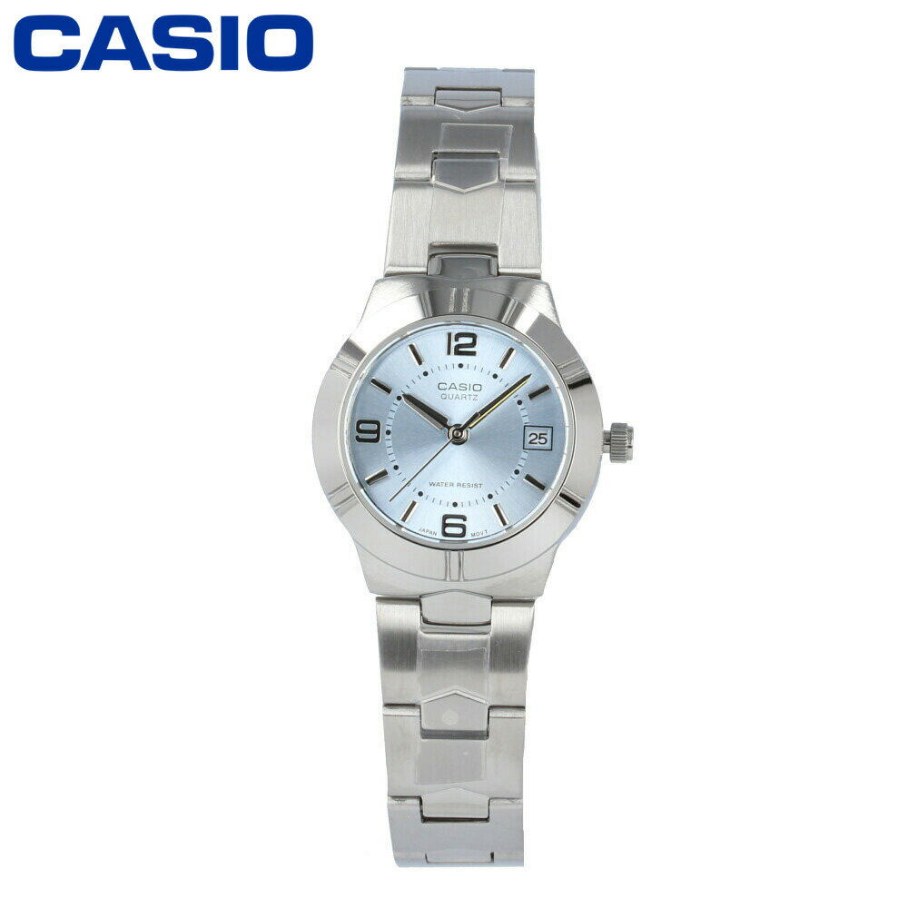 特徴 ムーブメント アナログクオーツ 防水 日常気圧防水 サイズ 本体サイズ 縦×横×厚(ラグ・リューズ除く)：約25×25×9mm 重さ 約53g バンドサイズ 最小〜最大：約12〜18cm 素材 ケース素材 イオンプレーティング加工 ケースカラー シルバー 文字盤カラー ライトブルーシルバー バンド素材 ステンレス バンドカラー シルバー 付属品 「英語もしくは日本語マニュアル」 ダウンロード用QRコードの場合は外箱にシールにて張り付けていることもございます。 ※一部英語マニュアルのみの商品もございます。その際はメーカー公式サイトにて日本語説明書のダウンロードをお願いいたします。予めご了承のうえ、ご注文下さいませ。 商品ケース 汎用ペーパーボックス 保証書 弊社1年保証 備考 仕入情報 弊社輸入商品(新品並行輸入)■大人気CASIOのアナログウォッチ。レトロなベーシックさが人気の一つ。リーズナブルな価格も魅力的です。 (C)tokia