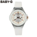 カシオ Baby-G 腕時計（メンズ） CASIO カシオ Baby-G ベビージー ベビーG 腕時計 時計 レディース アナログ メタル ソーラー G-MS ジーミズ 防水 カジュアル アウトドア スポーツ ホワイト 白 シルバー 銀 MSG-S500-7A プレゼント ギフト 1年保証 送料無料 母の日