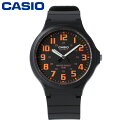 CASIO カシオ カシオスタンダード チープカシオ チプカシ腕時計 時計 メンズ 防水 クオーツ ブラック オレンジ MW-240-4Bプレゼント ギフト 1...