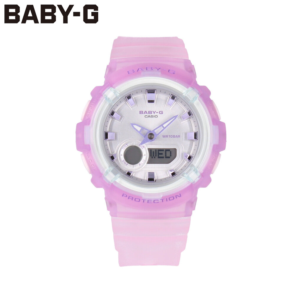 CASIO カシオ Baby-G ベビージー ベビーG腕時計 時計 レディース 防水 クオーツ アナデジ 2針 ピンク パープル シルバー スケルトン BGA-280-6Aプレゼント ギフト 1年保証 送料無料