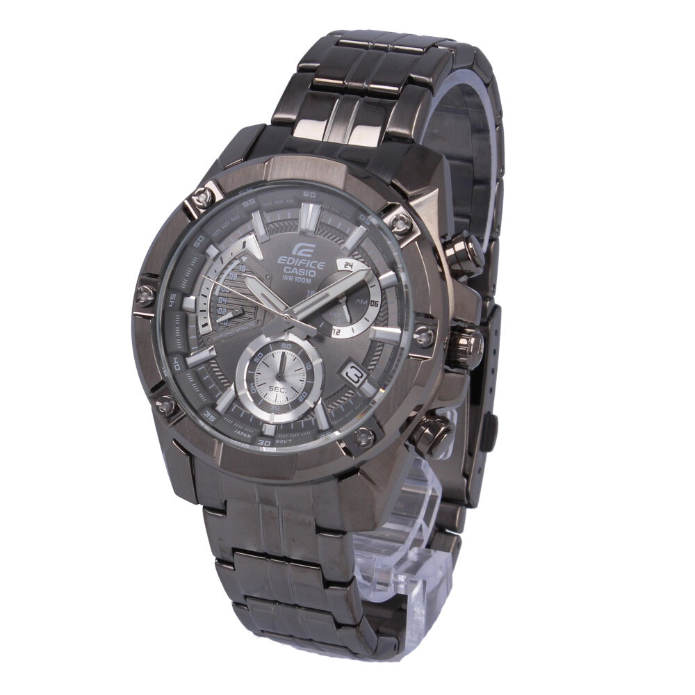 CASIO カシオ EDIFICE エディフィス腕時計 時計 メンズ 防水 クオーツ クロノグラフ メタル ガンメタ グレー EFR-559GY-1A ビジネス プレゼント ギフト 1年保証 送料無料