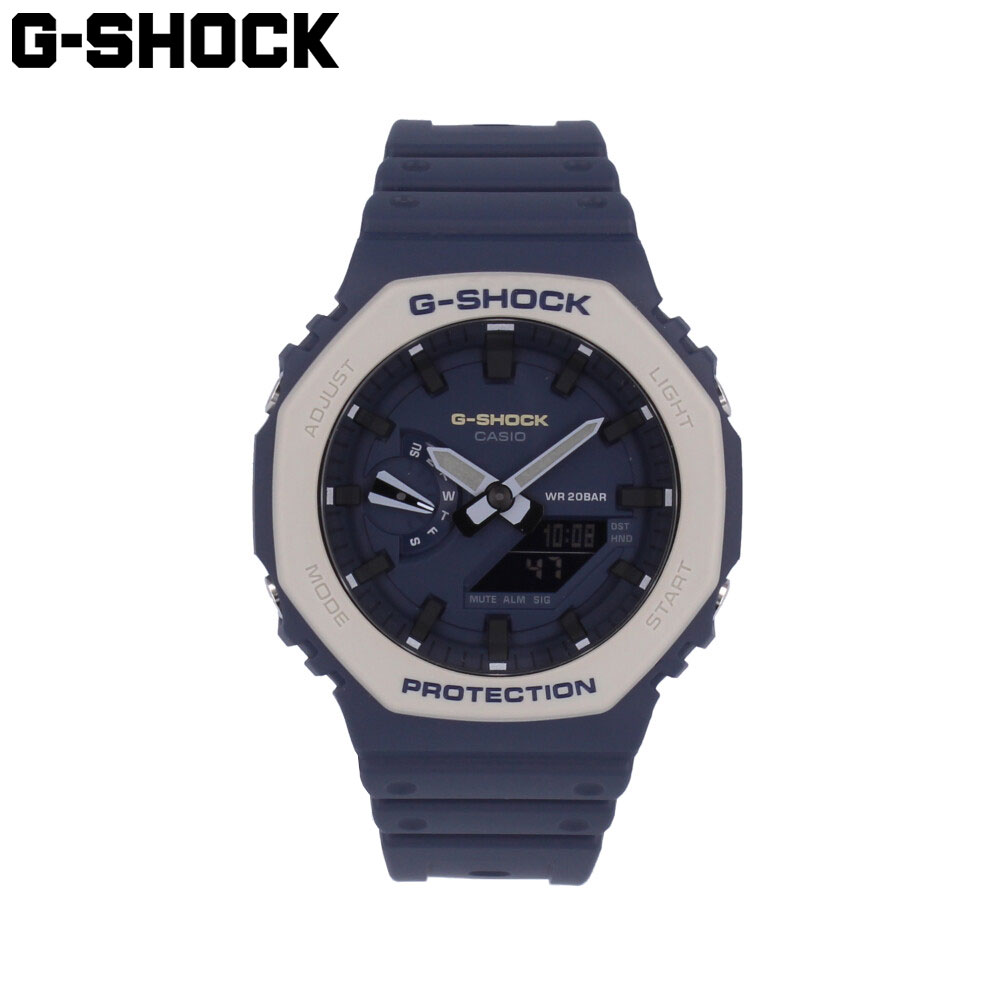 CASIO カシオ G-SHOCK ジーショック Gショック腕時計 時計 メンズ 防水 クオーツ アナデジ 2針 ネイビー ベージュ GA-2110ET-2Aプレゼント ギフト 1年保証 送料無料