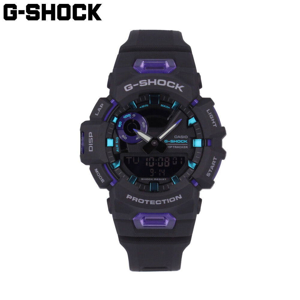 CASIO カシオ G-SHOCK ジーショック Gショック Bluetooth スポーツ腕時計 時計 メンズ 防水 クオーツ アナデジ 2針 ブラック パープル GBA-900-1A6プレゼント ギフト 1年保証 送料無料 父の日