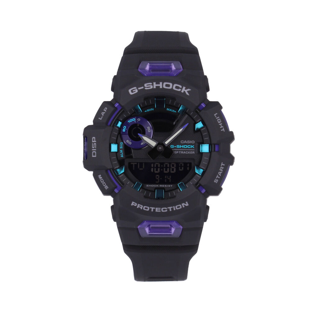 CASIO カシオ G-SHOCK ジーショック Gショック Bluetooth スポーツ腕時計 時計 メンズ 防水 クオーツ アナデジ 2針 ブラック パープル GBA-900-1A6プレゼント ギフト 1年保証 送料無料