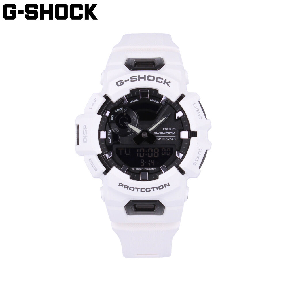 期間限定でポイント2倍！CASIO カシオ G-SHOCK ジーショック Gショック Bluetooth スポーツ腕時計 時計 メンズ 防水 クオーツ アナデジ 2針 ホワイト ブラック GBA-900-7Aプレゼント ギフト 1年保証 送料無料