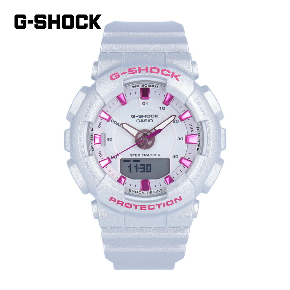 カシオ G-SHOCK 腕時計（レディース） CASIO カシオ ジーショック G-SHOCK WOMEN NEO PUNK腕時計 時計 レディース 防水 クオーツ アナデジ 3針 シルバー ピンク GMA-S130NP-8Aプレゼント ギフト 1年保証 送料無料 父の日