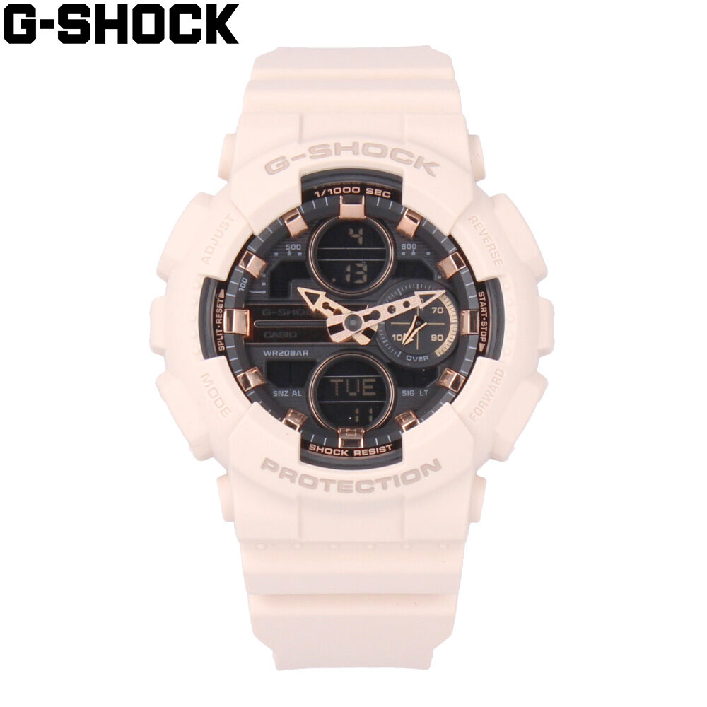 CASIO カシオ G-SHOCK ジーショック Gショック腕時計 時計 ユニセックス 防水 クオーツ アナデジ ピンク ブラック GMA-S140M-4Aプレゼント ギフト 1年保証 送料無料 父の日