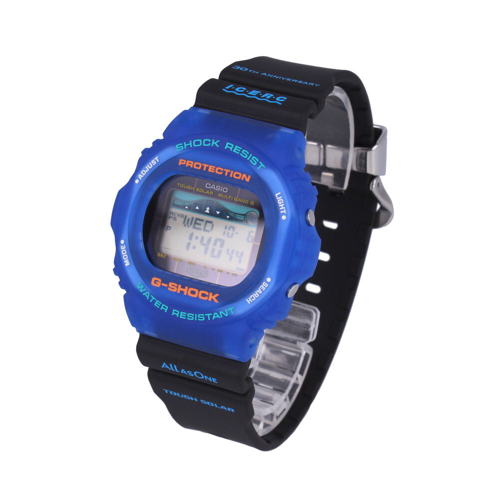 CASIO カシオ G-SHOCK ジーショック Gショック G-LIDE イルカクジラモデル アイサーチ・ジャパン30周年記念腕時計 時計 メンズ 防水 タフソーラー 電波ソーラー デジタル クリア スケルトン ブラック ブルー GWX-5700K-2プレゼント ギフト 1年保証 送料無料