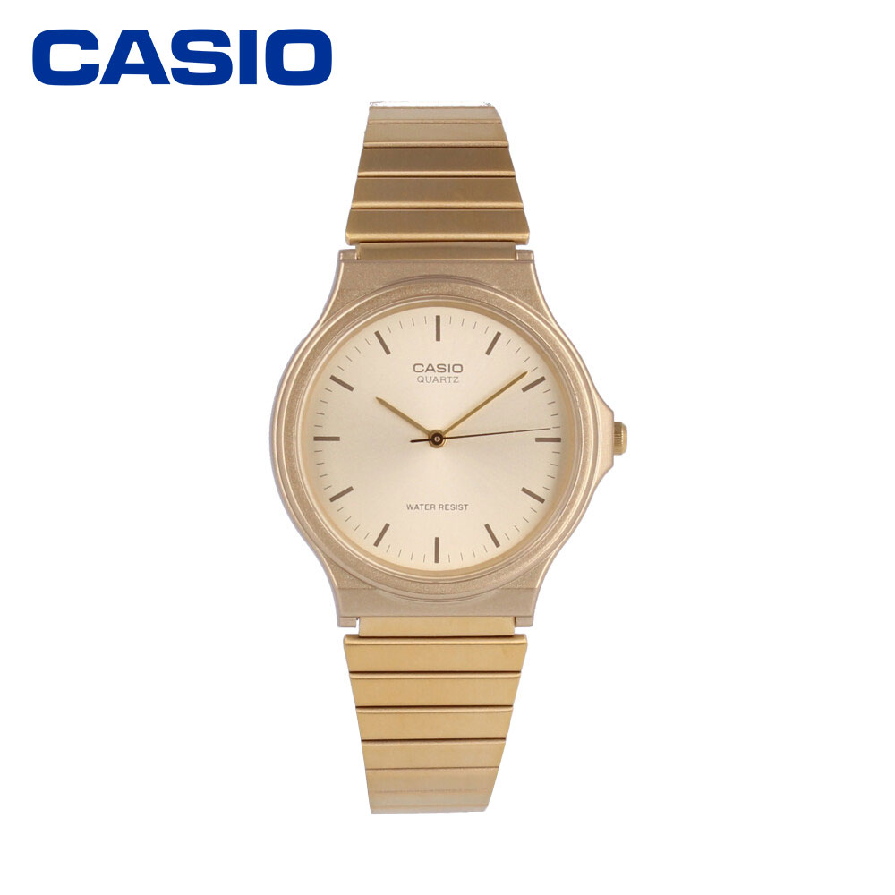 樂天商城 - CASIO カシオ カシオスタンダード腕時計 時計 レディース クオーツ アナログ 3針 ステンレス ゴールド MQ-24G-9Eプレゼント ギフト 1年保証 送料無料