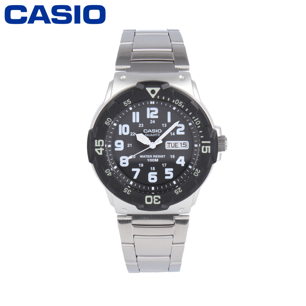 CASIO カシオ スポーツ チープカシオ腕時計 時計 メンズ 防水 クオーツ アナログ 3針 樹脂 ステンレス シルバー ブラック mrw-200hd-1bプレゼント ギフト 1年保証 送料無料