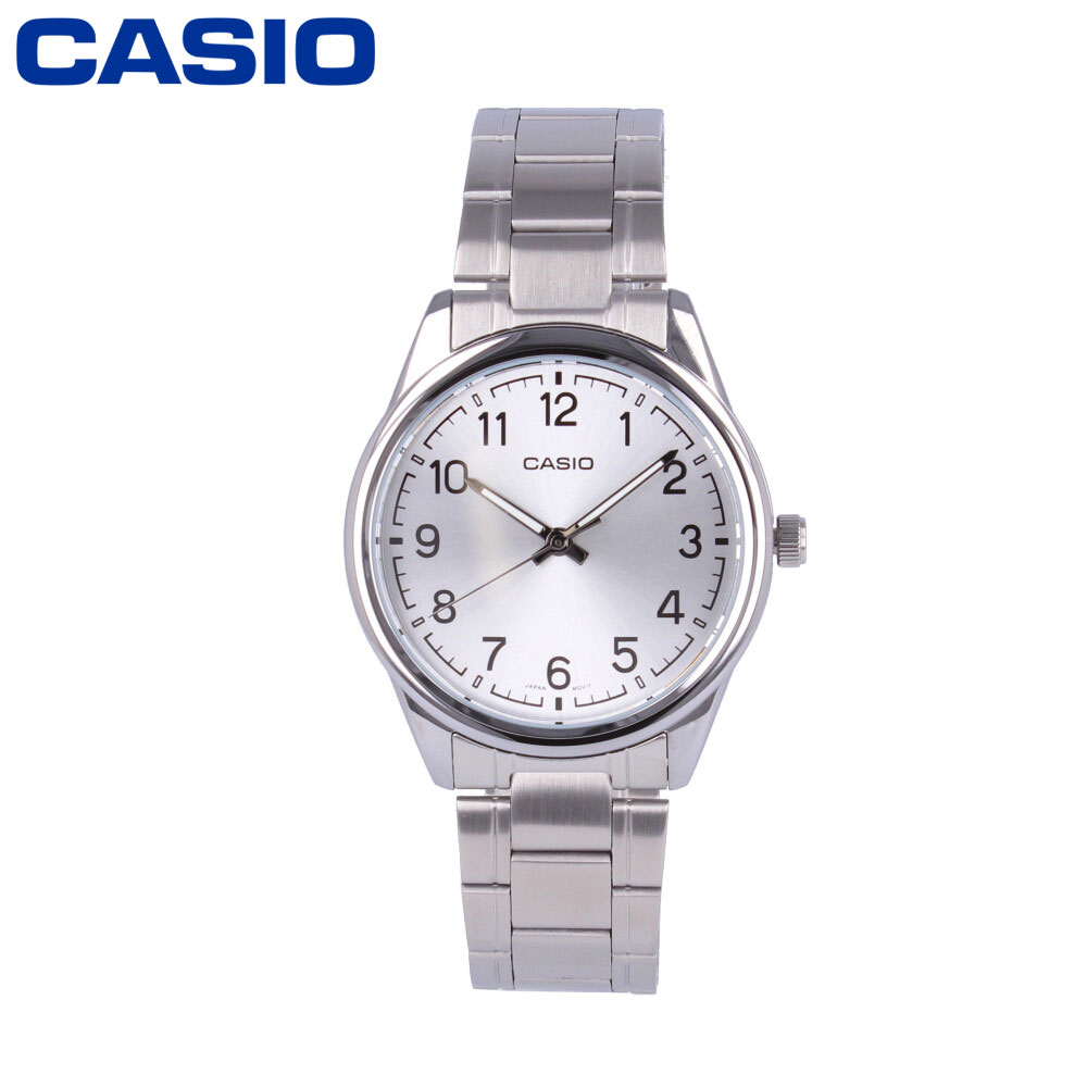 CASIO カシオ カシオスタンダード Dress ドレス腕時計 時計 メンズ クオーツ アナログ 3針 ステンレス メタル シルバー MTP-V005D-7B4プレゼント ギフト 1年保証 送料無料