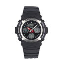 CASIO カシオ G-SHOCK ジーショック Gショック 腕時計 時計 メンズ アナデジ ベーシックモデル 防水 ブラック シルバー AW-590-1プレゼ...