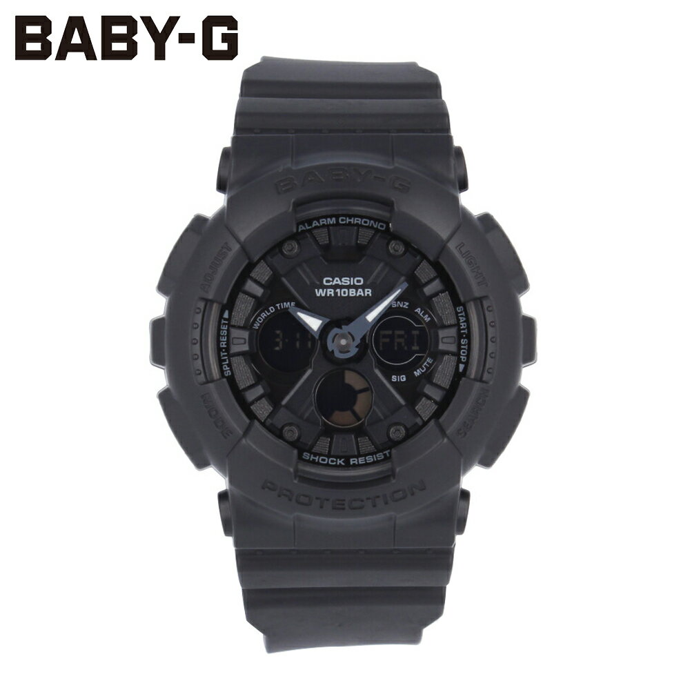 CASIO カシオ Baby-G ベビージー ベビーG 腕時計 時計 レディース アナデジ 防水 ブラック BA-130-1Aプレゼント ギフト 1年保証 送料無料