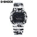 エントリー&3,000円以上お買い上げでポイント3倍！4/1 23:59まで CASIO カシオ G-SHOCK ジーショック Gショック 5600 SERIES G-UNIVERSE キャラクター腕時計 時計 メンズ 防水 クオーツ デジタル ホワイト ブラック DW-5600GU-7プレゼント ギフト 1年保証 送料無料 その1