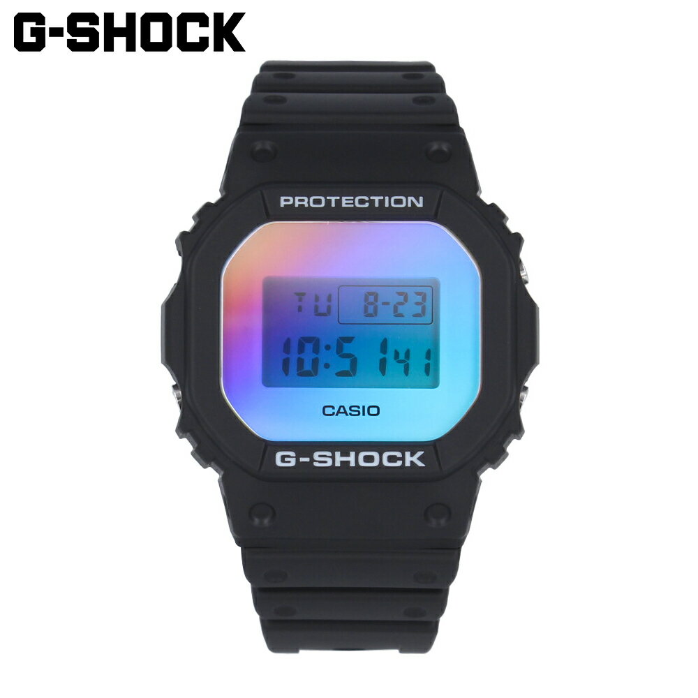 CASIO カシオ G-SHOCK ジーショック Gショック 5600 SERIES腕時計 時計 メンズ 防水 クオーツ デジタル グラデーション ブラック ピンク ブルー イエロー マルチカラー DW-5600SR-1プレゼント ギフト 1年保証 送料無料
