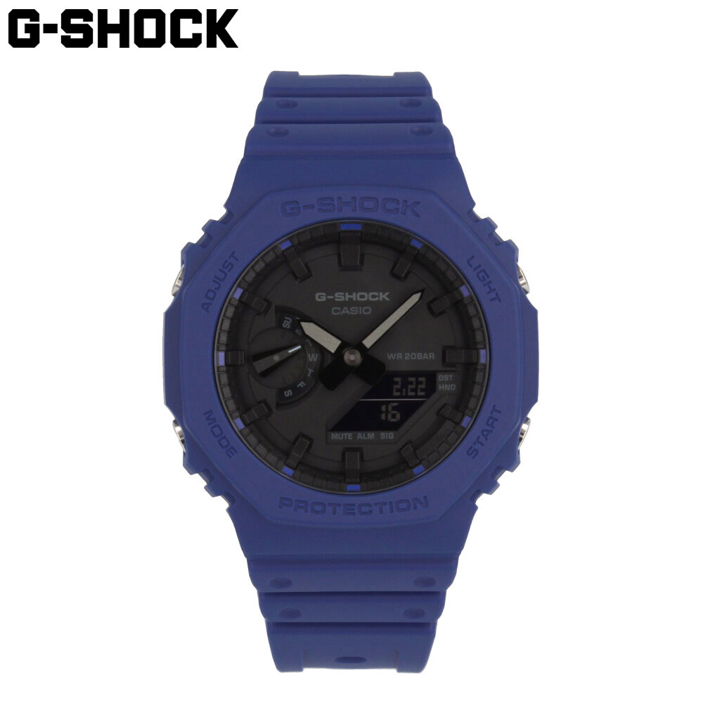 CASIO カシオ G-SHOCK ジーショック Gショック GA-2100 series腕時計 時計 メンズ 防水 クオーツ アナデジ 2針 カーボン 樹脂 ネイビー ブルー ブラック GA-2100-2Aプレゼント ギフト 1年保証 送料無料