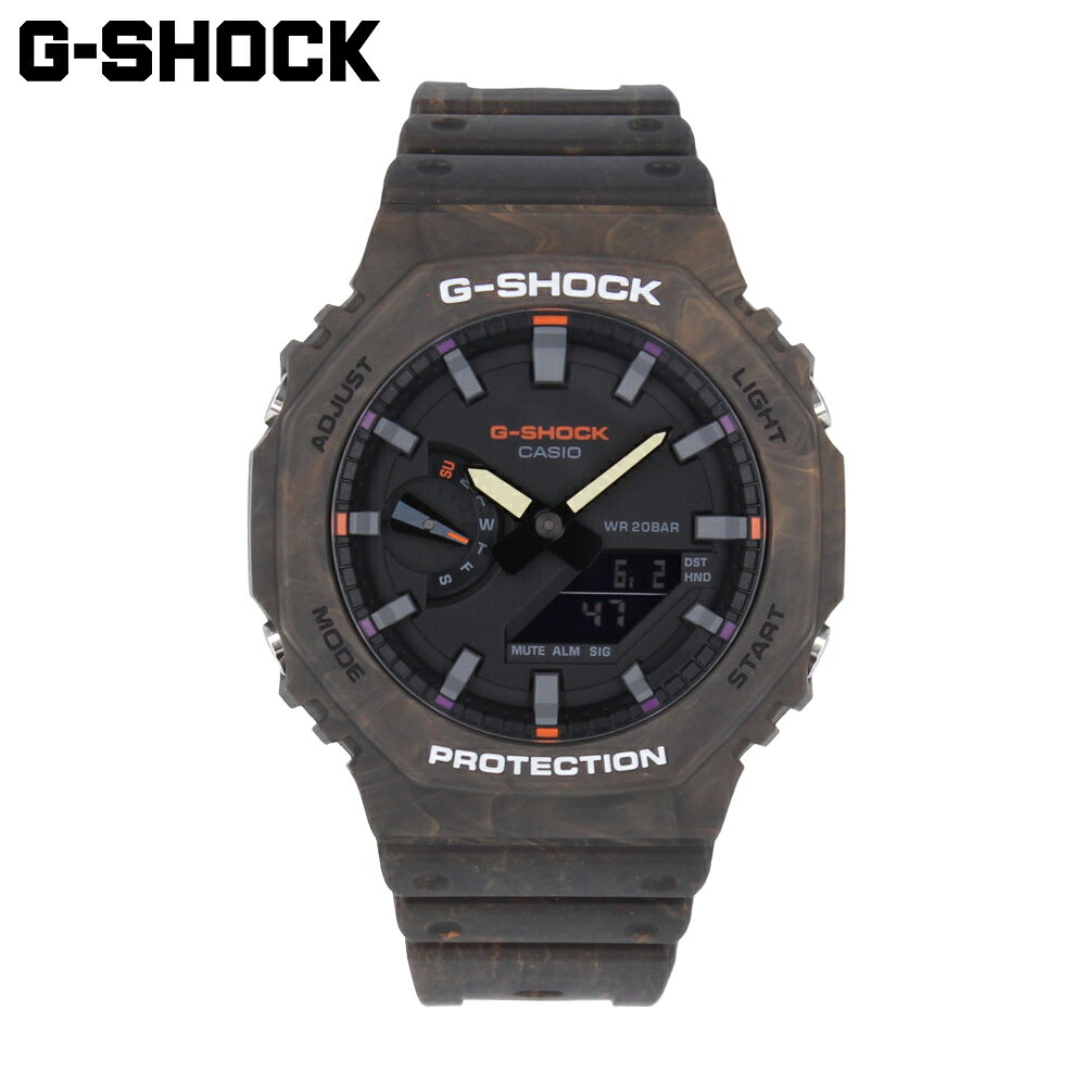 CASIO カシオ G-SHOCK ジーショック Gショック FOGGY FOREST腕時計 時計 メンズ 防水 クオーツ アナデジ 2針 樹脂 カーボン ブラウン ブラック GA-2100FR-5Aプレゼント ギフト 1年保証 送料無料
