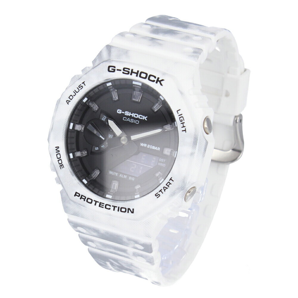 期間限定でポイント2倍！CASIO カシオ G-SHOCK ジーショック Gショック GA-2100 SERIES腕時計 時計 メンズ 防水 クオーツ アナデジ 付け替え ベゼル バンド 替えベルト カモフラ ホワイト グレー ブラック カーキ GAE-2100GC-7Aプレゼント ギフト 1年保証 送料無料