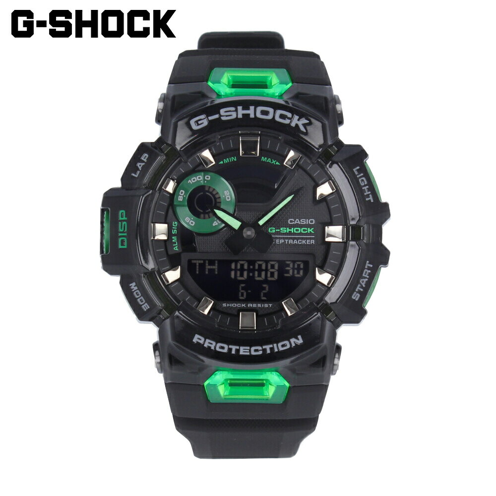 CASIO カシオ G-SHOCK ジーショック Gショック Vital Bright Series腕時計 時計 メンズ 防水 クオーツ スマートフォンリンク Bluetooth アナデジ 2針 ブラック グリーン GBA-900SM-1A3プレゼント ギフト 1年保証 送料無料 父の日