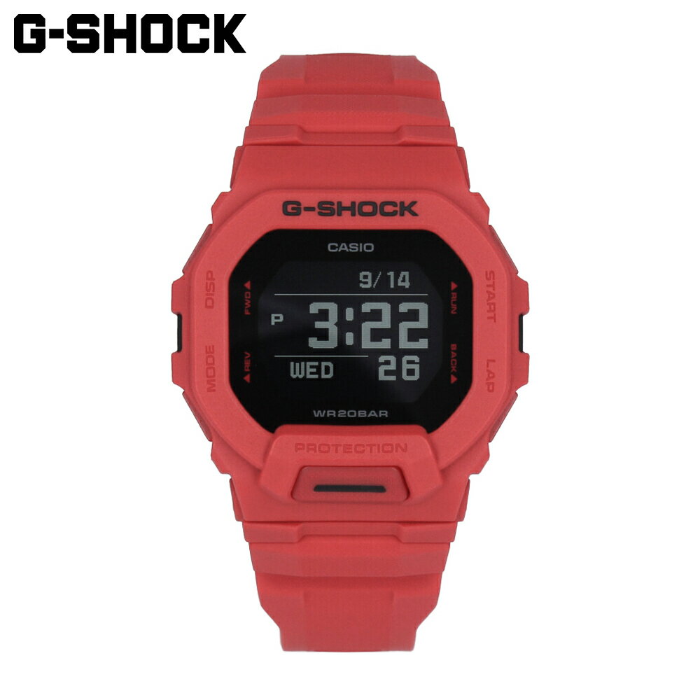 CASIO カシオ G-SHOCK ジーショック Gショック G-SQUAD ジースクワッド GBD-200 SERIES腕時計 時計 メンズ 防水 クオーツ デジタル スマートフォンリンク Bluetooth レッド ブラック GBD-200RD-4プレゼント ギフト 1年保証 送料無料