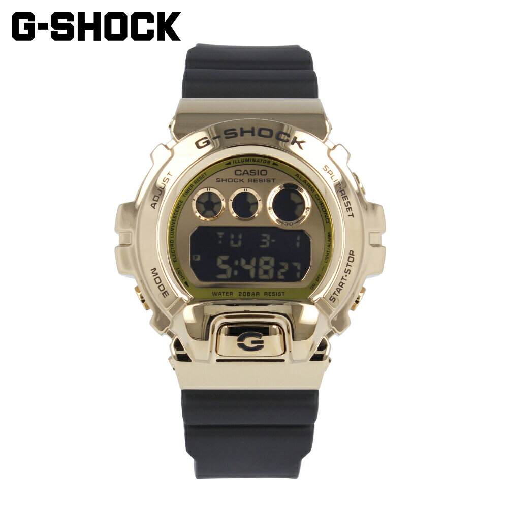 CASIO カシオ G-SHOCK ジーショック Gショック 腕時計 時計 メンズ デジタル メタル 防水 ブラック ゴールド GM-6900G-9プレゼント ギフト 1年保証 送料無料