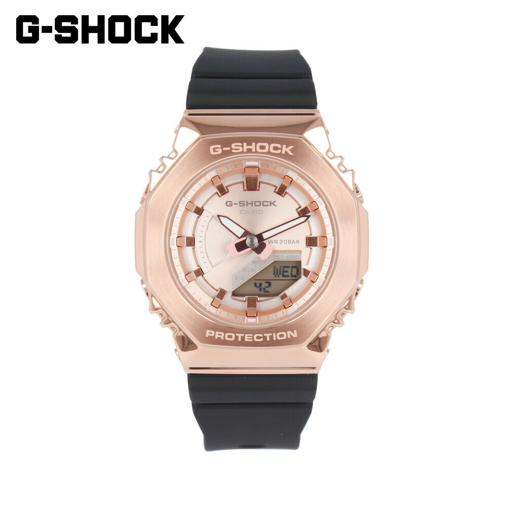 カシオ ビジネス腕時計 レディース CASIO カシオ G-SHOCK ジーショック Gショック G-SHOCK WOMEN腕時計 時計 レディース 防水 クオーツ アナデジ 2針 樹脂 ステンレス ブラック ピンクゴールド GM-S2100PG-1A4プレゼント ギフト 1年保証 送料無料 父の日