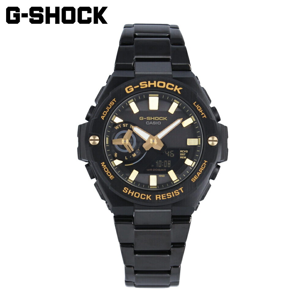 CASIO カシオ G-SHOCK ジーショック Gショック G-STEEL Gスチール GST-B500 Series腕時計 時計 メンズ 防水 タフソーラー アナデジ 2針 スマートフォンリンク Bluetooth 樹脂 ステンレス ブラック GST-B500BD-1A9プレゼント ギフト 1年保証 送料無料 父の日