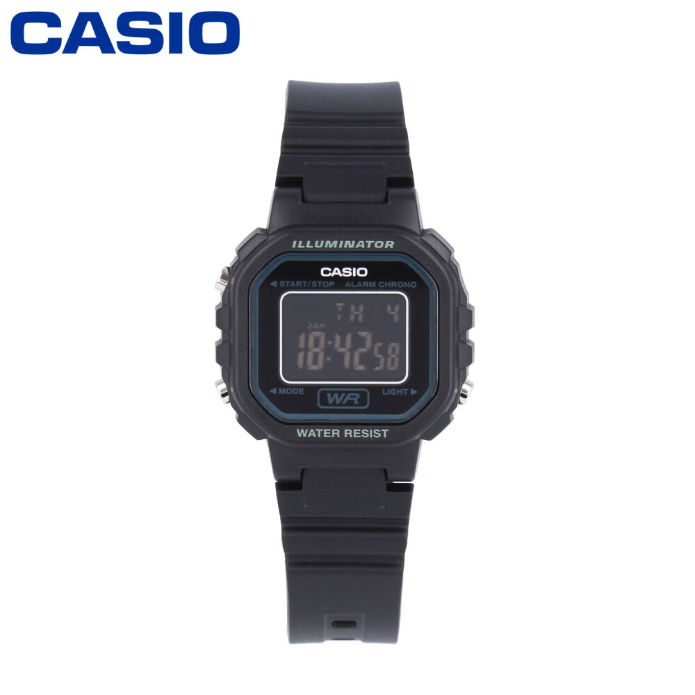 CASIO カシオ カシオスタンダード チープカシオ チプカシ腕時計 時計 レディース クオーツ デジタル ブラック LA-20WH-1Bプレゼント ギフト 1年保証 送料無料 【ネコポス発送・BOXなし】