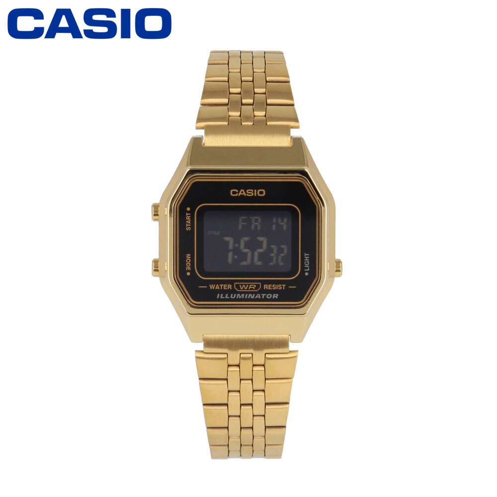 CASIO カシオ カシオスタンダード チープカシオ チプカシ腕時計 時計 レディース クオーツ デジタル ゴールド ブラック LA680WGA-1Bプレゼント ギフト 1年保証 送料無料