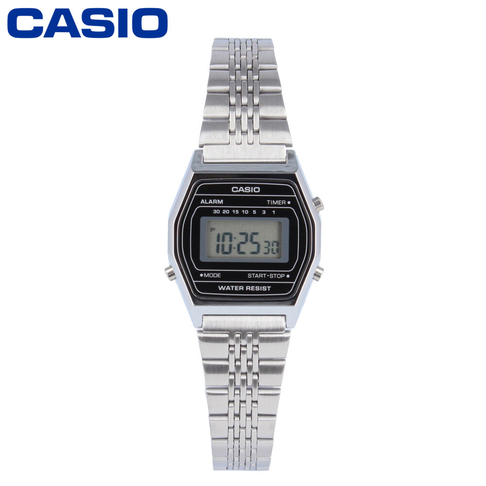 CASIO カシオ カシオスタンダード Vintage ヴィンテージ腕時計 時計 レディース クオーツ デジタル ステンレス メタル シルバー ブラック グレー LA690WA-1プレゼント ギフト 1年保証 送料無料 父の日