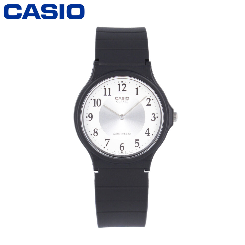 CASIO カシオ カシオスタンダード チープカシオ チプカシ腕時計 時計 ユニセックス メンズ レディース クオーツ アナログ 3針 ブラック ホワイト シルバー MQ-24-7B3プレゼント ギフト 1年保証 送料無料 母の日