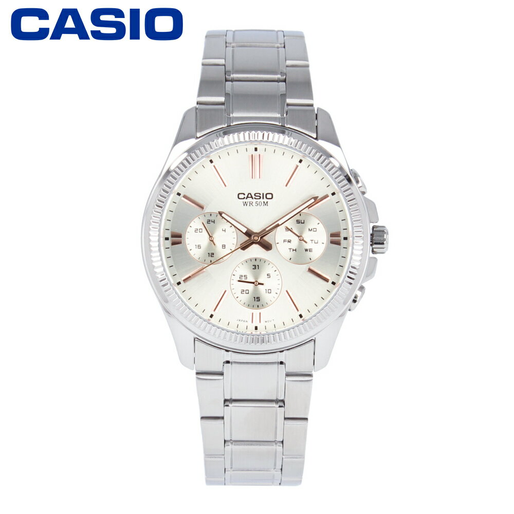 樂天商城 - CASIO カシオ カシオスタンダード チープカシオ 腕時計 メンズ クオーツ アナログ 3針 真鍮 メタル シルバー シャンパンゴールド MTP-1375D-7A2