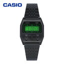 CASIO カシオ カシオスタンダード チープカシオ チプカシ Vintage腕時計 時計 ユニセックス メンズ レディース クオーツ デジタル ステンレス メタル ブラック A1100B-1プレゼント ギフト 1年保証 送料無料 母の日