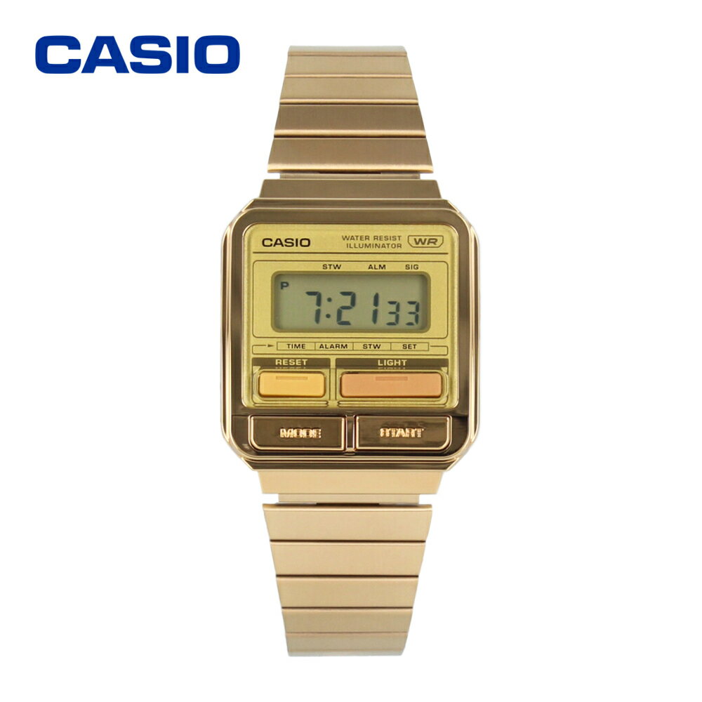樂天商城 - CASIO カシオ カシオスタンダード チープカシオ CLASSIC腕時計 ユニセックス クオーツ デジタル メタル ゴールド A120WEG-9A 【ネコポス発送・BOXなし】